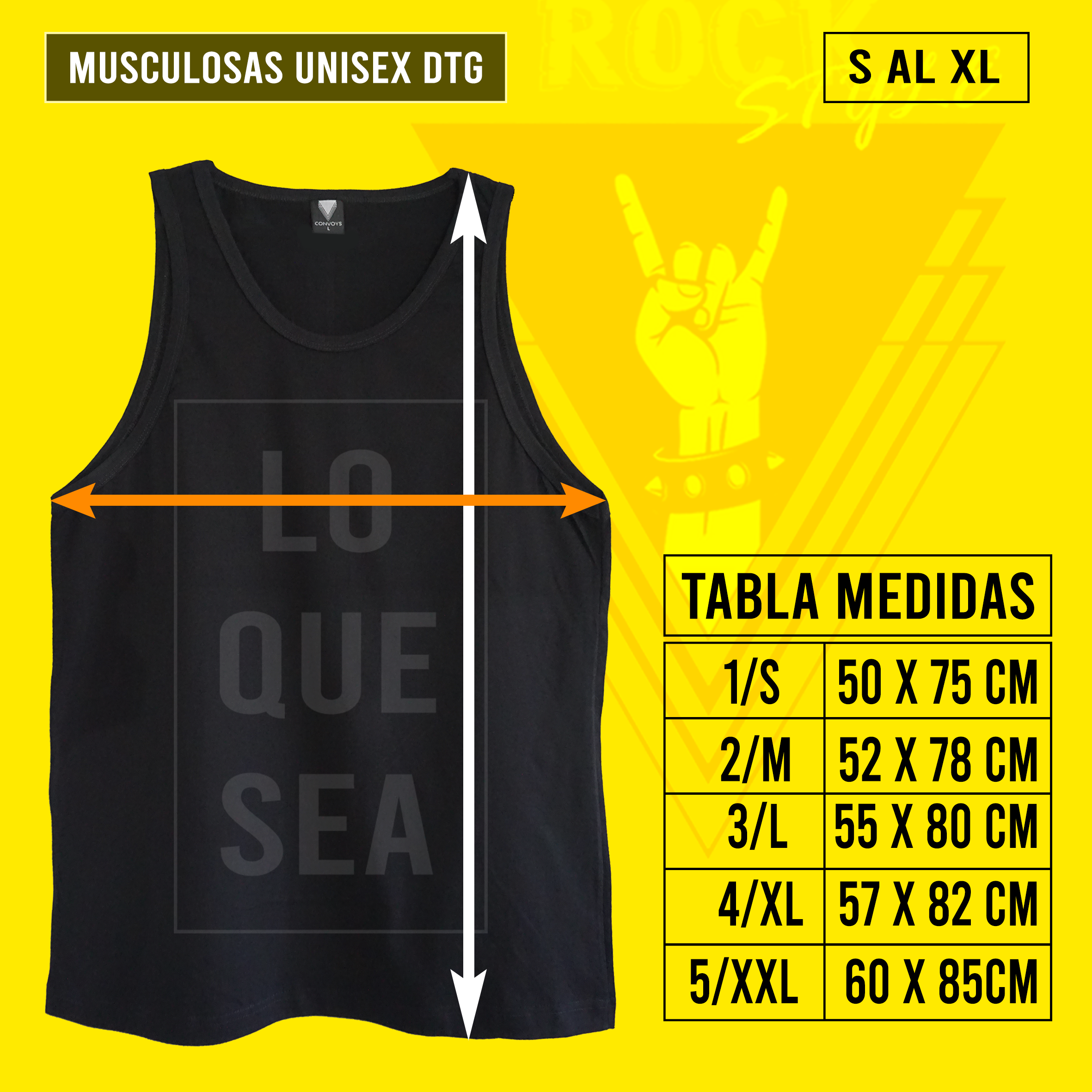 MUSCULOSA UNISEX DTG